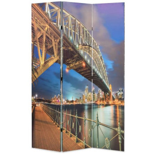 Składany parawan, 120x170 cm, motyw Mostu Portowego w Sydney