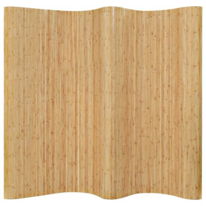 Parawan bambusowy, 250 x 165 cm, naturalny