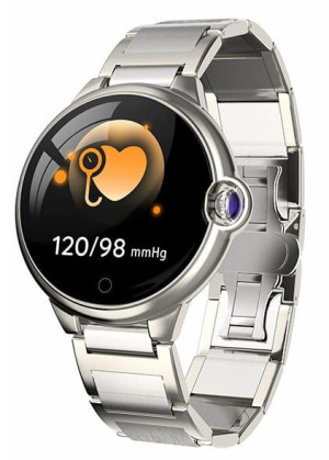 Smartwatch Garett Women Karen srebrny, stalowy