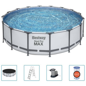 Basen Steel Pro MAX z akcesoriami, 488 x 122 cm