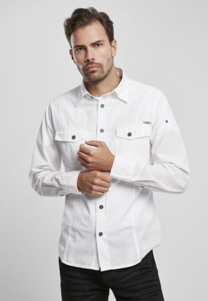 Koszula Slim Worker Shirt White