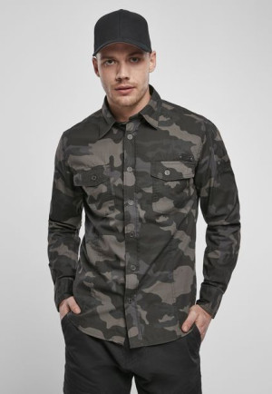 Koszula Slim Worker Shirt Darkcamo
