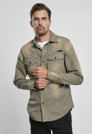 Koszula Hardee Denim Shirt Olive Grey