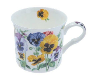 Kubek porcelanowy Pansy / Bratki