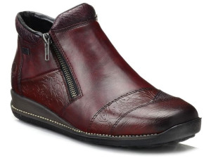 Botki damskie zimowe skórzane RIEKER 44281-35