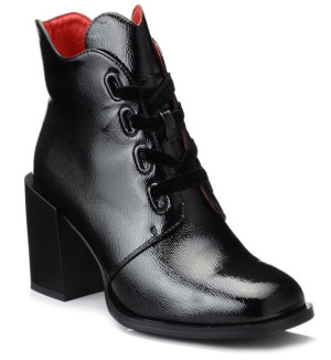 Botki damskie na obcasie FILIPPO 3109 czarne