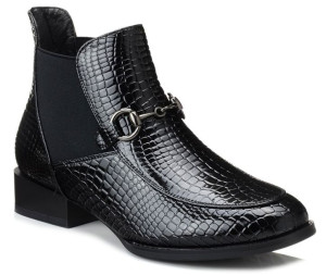 Botki damskie sztyblety FILIPPO 3041 czarne