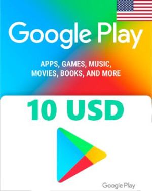 Google Play 10 USD