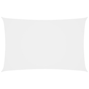 Prostokątny żagiel ogrodowy, tkanina Oxford, 5x8 m, biały