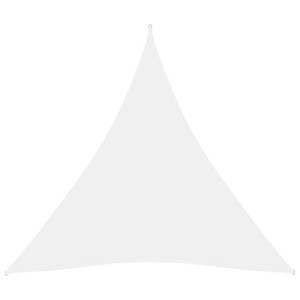 Trójkątny żagiel ogrodowy, tkanina Oxford, 3,6x3,6x3,6 m, biały