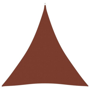 Trójkątny żagiel ogrodowy, tkanina Oxford, 3x3x3 m, terakota