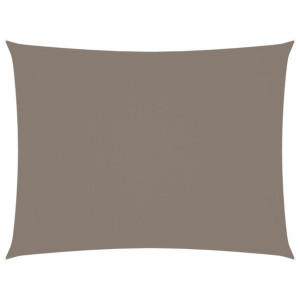 Prostokątny żagiel ogrodowy, tkanina Oxford, 2x3,5 m, taupe