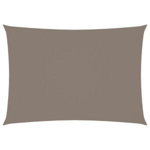 Prostokątny żagiel ogrodowy, tkanina Oxford, 2,5x4 m, taupe