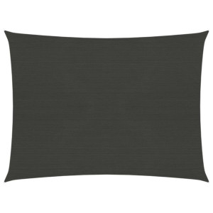 Żagiel przeciwsłoneczny, 160 g/m², antracytowy, 2x2,5 m, HDPE