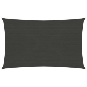 Żagiel przeciwsłoneczny, 160 g/m², antracytowy, 3x4,5 m, HDPE