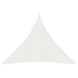 Żagiel przeciwsłoneczny, 160 g/m², biały, 4,5x4,5x4,5m, HDPE