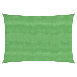 Żagiel przeciwsłoneczny, 160 g/m², jasnozielony, 3,5x5 m, HDPE