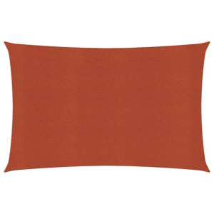 Żagiel przeciwsłoneczny, 160 g/m², terakotowy, 2x4,5 m, HDPE
