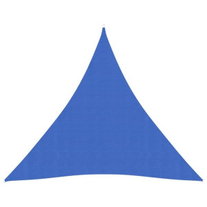Żagiel przeciwsłoneczny, 160 g/m², niebieski, 4x4x4 m, HDPE