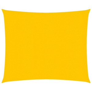 Żagiel przeciwsłoneczny, 160 g/m², żółty, 2x2 m, HDPE