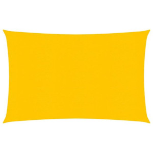 Żagiel przeciwsłoneczny, 160 g/m², żółty, 2,5x3,5 m, HDPE