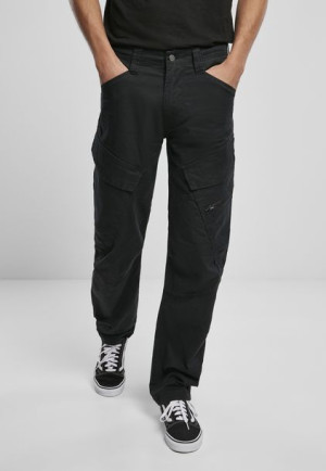 Spodnie Bojówki Adven Slim Fit Cargo Black