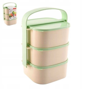 Menażka Obiadowa Czworak 3 X1,15l Czeski Orion