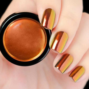 Pyłek do paznokci Mirror Copper Effect lustrzany efekt miedzi