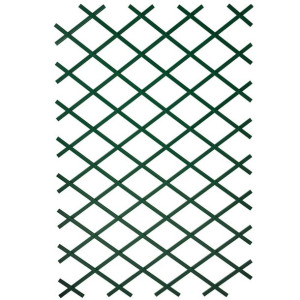 Ogrodowe kratki do pnączy, 2 szt., 100x200 cm PVC, zielone