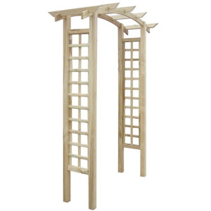 Pergola w kształcie łuku, 150 x 50 x 220 cm, drewno