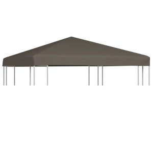Zadaszenie do altany, 310 g/m², 3 x 3 m, kolor taupe