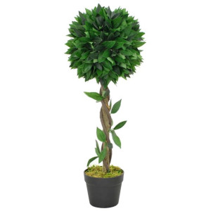 Sztuczne drzewko laurowe z doniczką, zielony, 70 cm