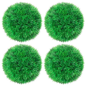 Kule sztucznego bukszpanu, 4 szt., 12 cm