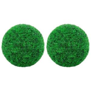 Kule sztucznego bukszpanu, 2 szt., 35 cm