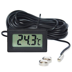 Termometr Elektroniczny Panelowy -50+110 Sonda 5m