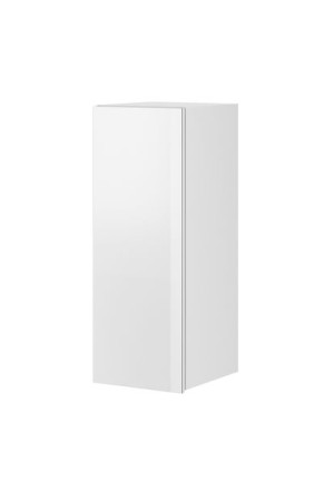 Nowoczesna Szafka Wisząca Białe Szkło 35cm HELIO 08