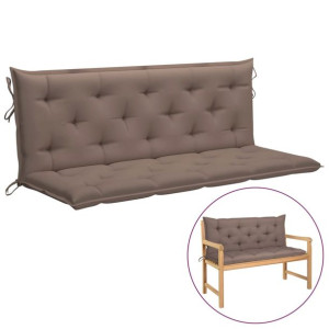 Poduszka na huśtawkę, kolor taupe, 150 cm, tkanina