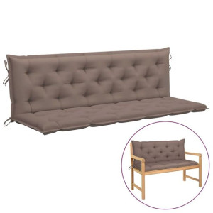 Poduszka na huśtawkę, taupe, 180 cm, tkanina