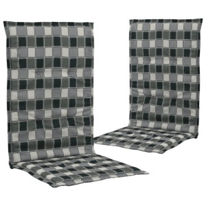 Poduszki na krzesła ogrodowe, 2 szt., kolorowe, 120x50x3 cm