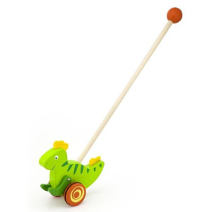 Lumarko Toys Drewniany Pchacz Dinozaur
