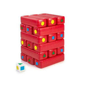 Lumarko Mega Duże Klocki Jenga Wieża 18 Klocków