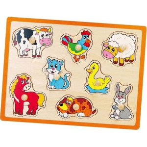 Lumarko Drewniane Puzzlea Układanka Toys
