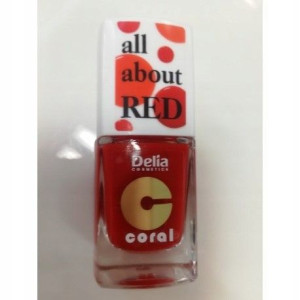 Delia Lakier do paznokci 02 Hot red 11 ml