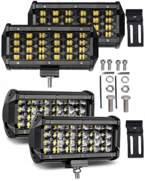 Zestaw 2 x Halogen lampa robocza LED - 240W 12-80V
