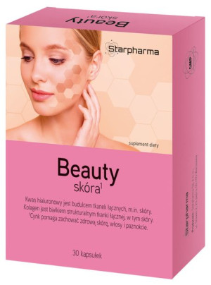 Beauty Skóra Kwas Hialuronowy Kolagen Starpharma 30 Kaps