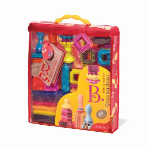 B.toys Klocki Jeżyki w torbie Bristle Block Stackadoos Nowość