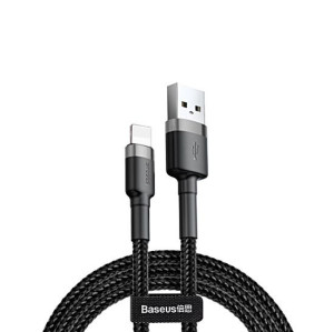 Baseus Kabel Cafule USB na Lightning 1,5A 2 metry CALKLF-CG1 czarno-szary