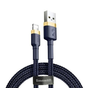 Baseus Kabel Cafule USB na Lightning 1,5A 2 metry CALKLF-CV3 złoto-niebiesk