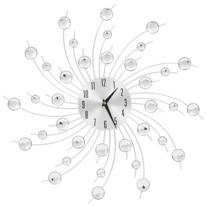 Zegar ścienny z mechanizmem kwarcowym, nowoczesny design, 50 cm