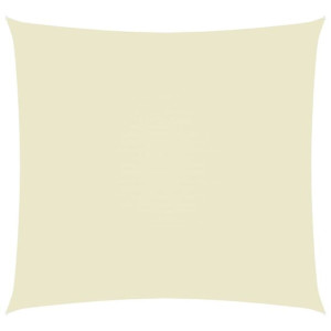 Prostokątny żagiel ogrodowy, tkanina Oxford, 2x2,5 m, kremowy